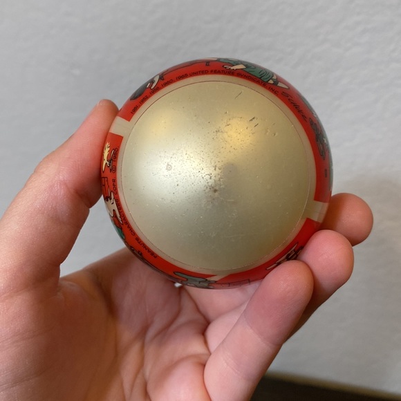 Vintage 1960s glass Peanuts Christmas tree ornament - Picture 8 of 8